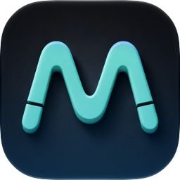 MorsettoAudio artwork: a curved green M shaped like an audio waveform.